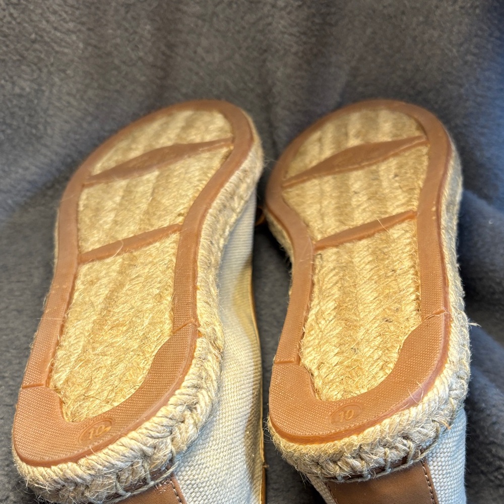 Franco Sarto Cream and Tan Espadrilles - Picture 7 of 8